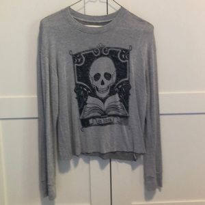 Skull long sleeve T-shirt